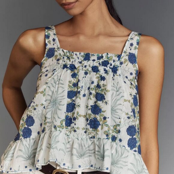 NWT Anthropologie Maeve Mixed Print Swing Tank Top size 3X Plus - Picture 4 of 9